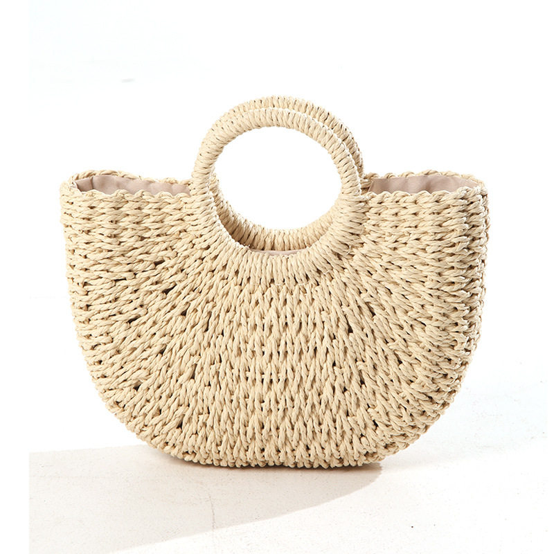 Summer Straw Purses and Handbags For Women Beach Hand Bags